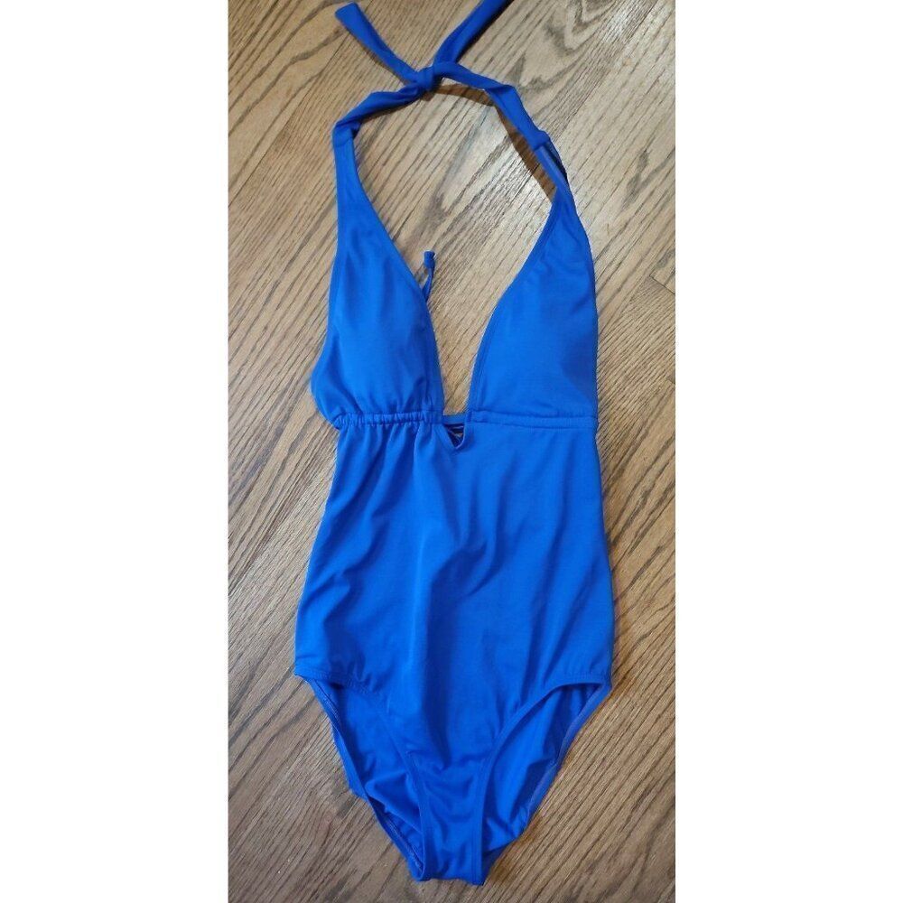 Laundry by Shelli Segal Haulter One-Piece Swimsuit Women's Size Medium